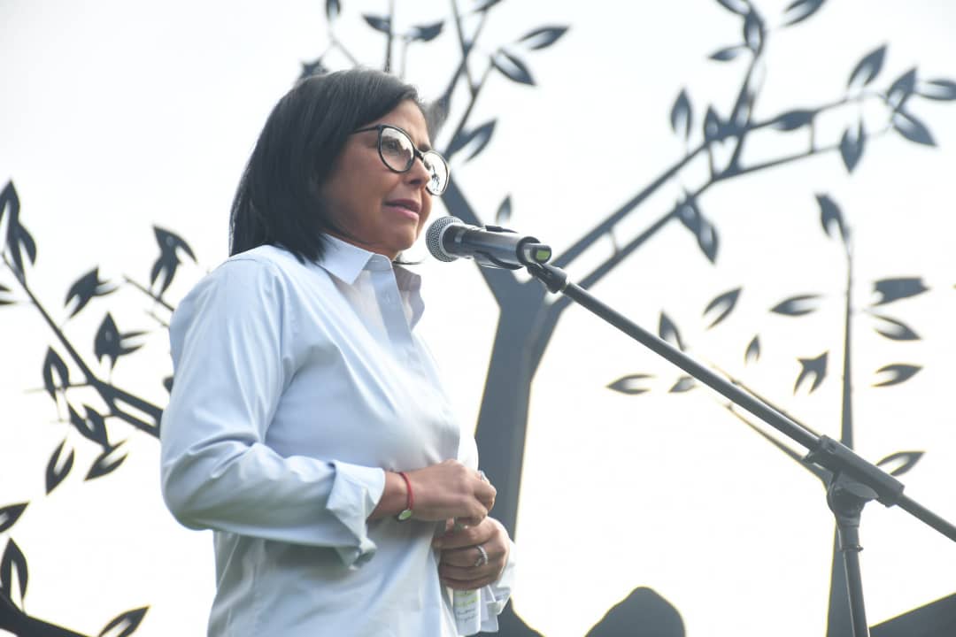 Delcy Rodríguez: Resistance to the blockade is an anti-imperialist spirit