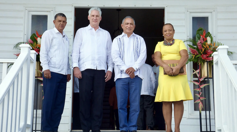 Díaz-Canel travels to Belize in the first visit of a Cuban president to the country