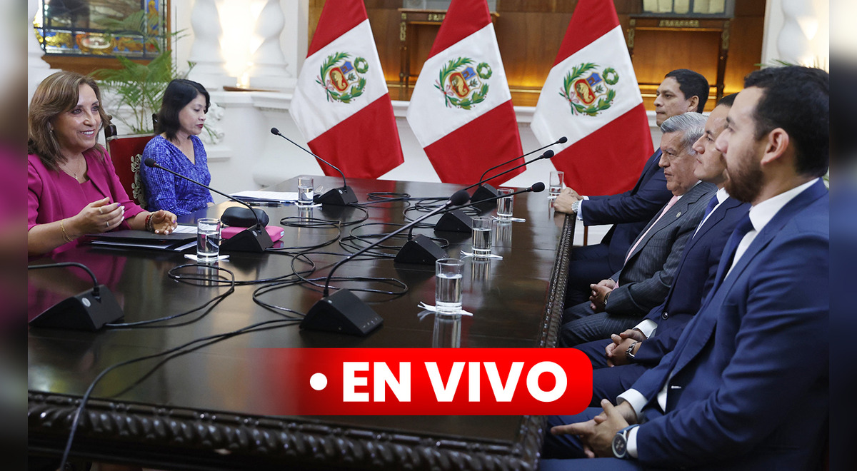 Dina Boluarte LIVE: President meets with Popular Action and Popular Renewal