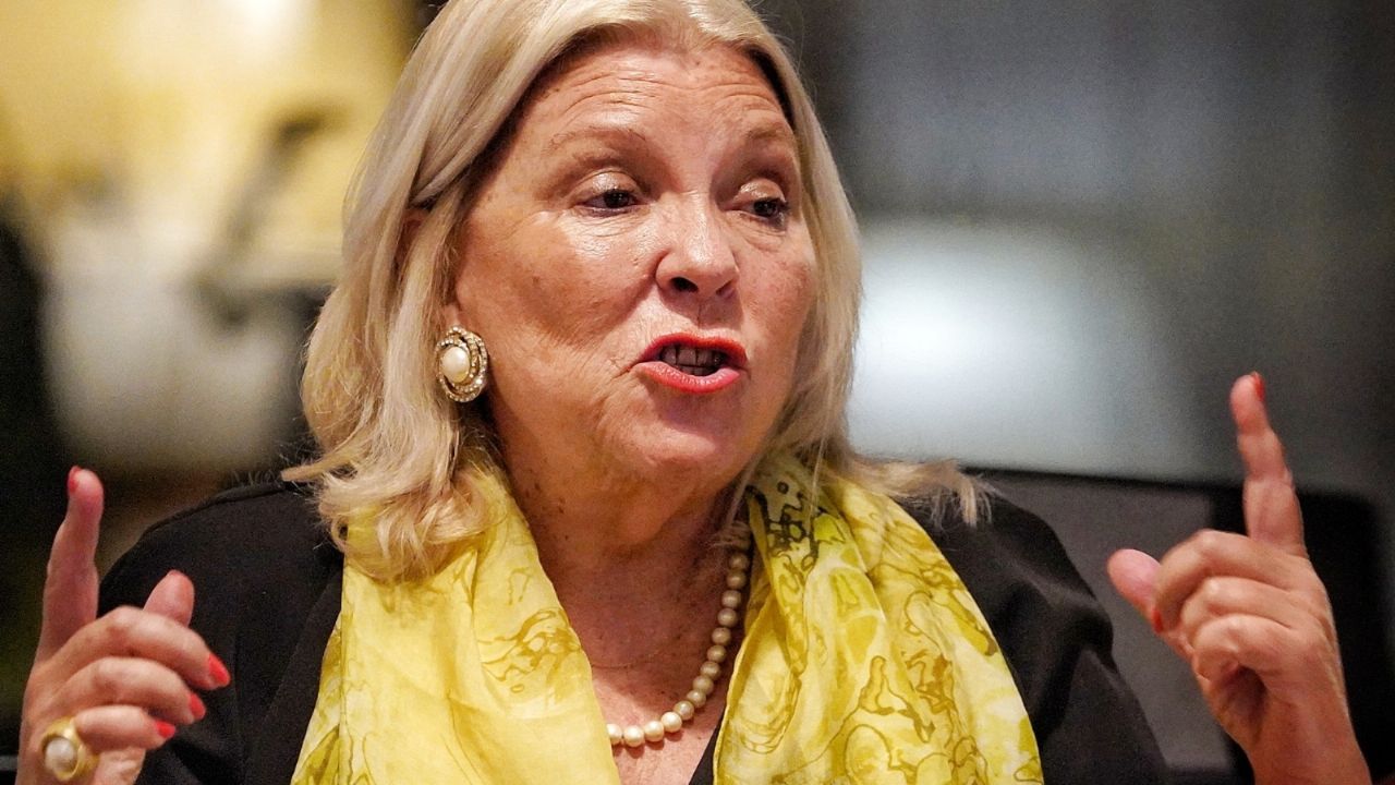 Elisa Carrió confirmed that she will be a candidate for the presidency