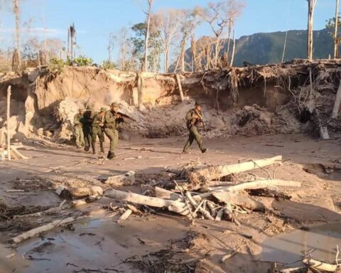 FANB dismantles illegal mining camps in Amazonas and Bolívar