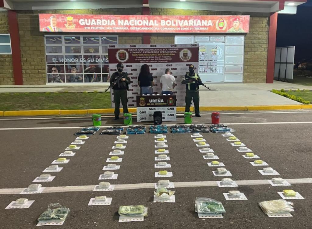 FANB seizes 49 packages of marijuana in Táchira