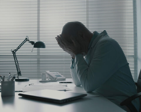 Una persona con estrés. Foto fuente externa