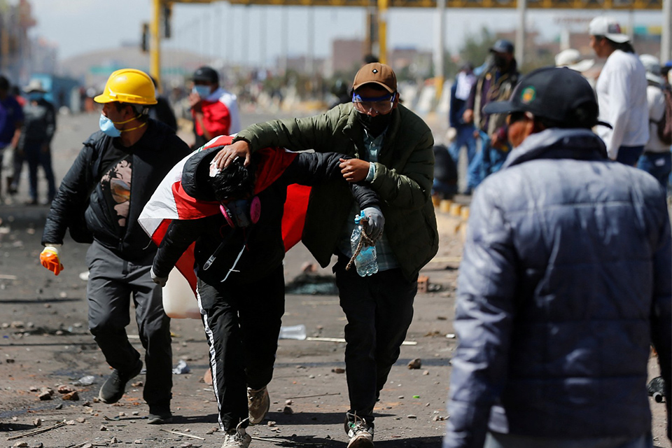 Four regions of Peru are under a state of emergency due to anti-government protests