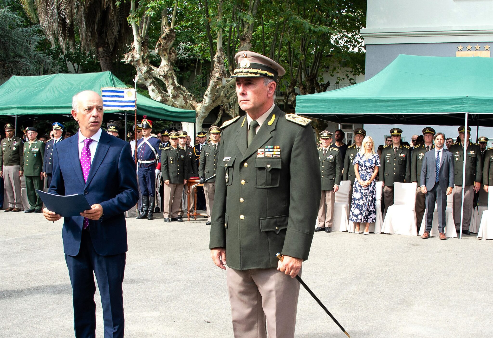 General Mario Stevenazzi took over as the new Commander in Chief