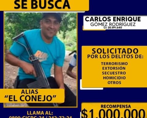 Government offers reward for information on alias El Conejo