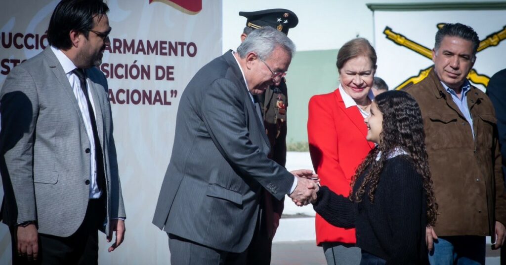 Governor of Sinaloa attends ceremony for the destruction of confiscated weapons