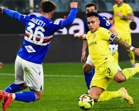 Inter crashes against Sampdoria and makes Napoli more leader