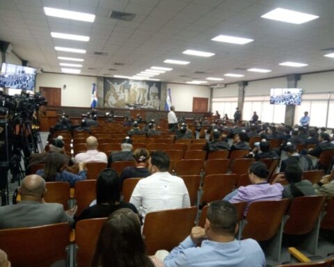 Lawyers and defendants in the Medusa case, whose main defendant is former attorney Jean Alain Rodríguez.  Photo Domingo Beriguete