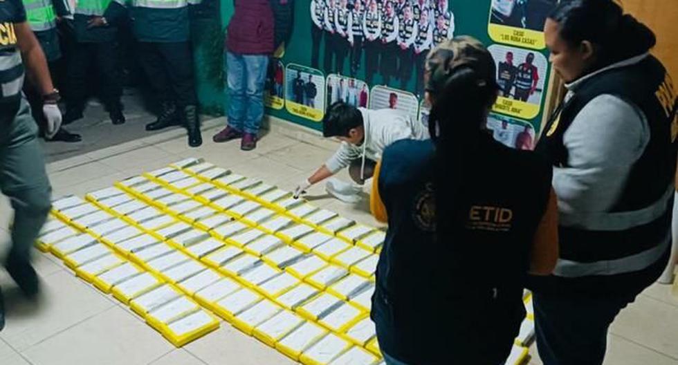 La Oroya: Police seize 112 kilos of cocaine that were brought to Lima by truck