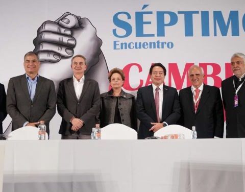 Líderes izquierdistas del Grupo de Puebla. Foto/Twitter: Grupo de Puebla