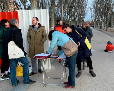 Madrid for the felling of more than 1,000 trees after a citizen protest