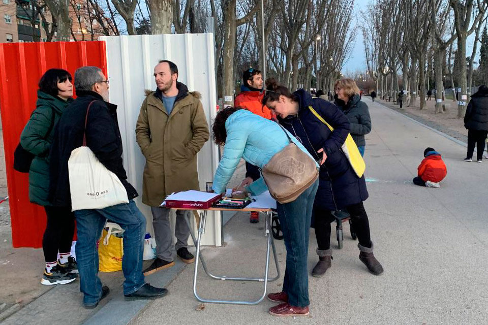 Madrid for the felling of more than 1,000 trees after a citizen protest