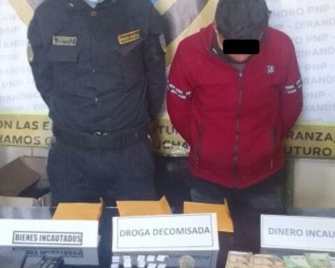 Marijuana micromarketer in Huancavelica arrested for the third time