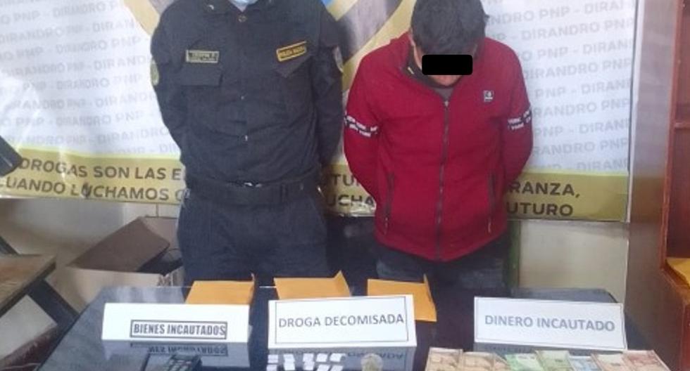 Marijuana micromarketer in Huancavelica arrested for the third time