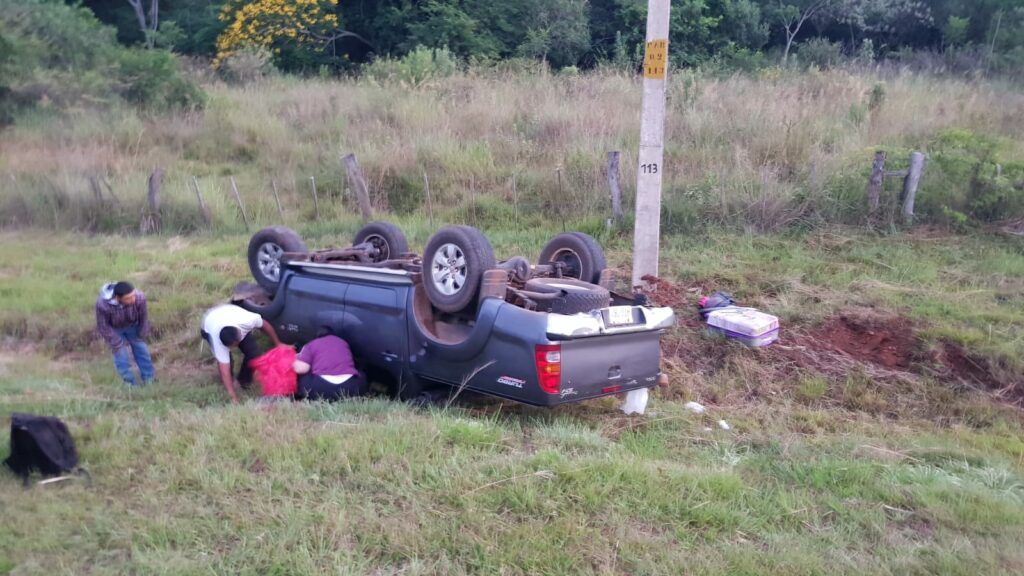 Mayor of Encarnación suffers a traffic accident in Paraguarí