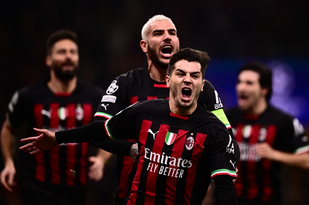 Milan takes advantage in the round of 16 against Tottenham