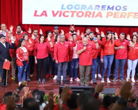 Monagas swore in new state political teams of the PSUV