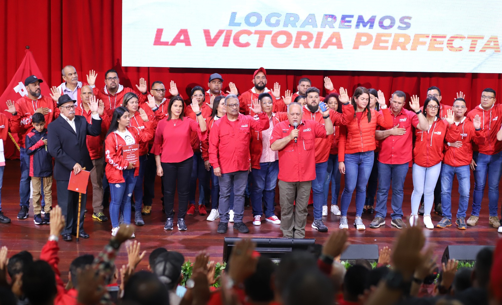 Monagas swore in new state political teams of the PSUV