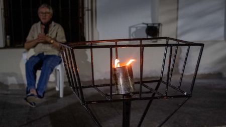 Neighbors organized a vigil hours after the sentencing for Fernando's crime