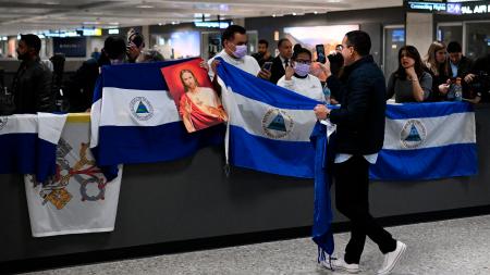 Nicaragua released and sent to the US 222 political prisoners and stripped them of their nationality