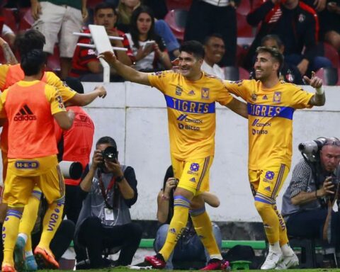 Nicolás Ibáñez gives victory to the Tigres at the home of Atlas