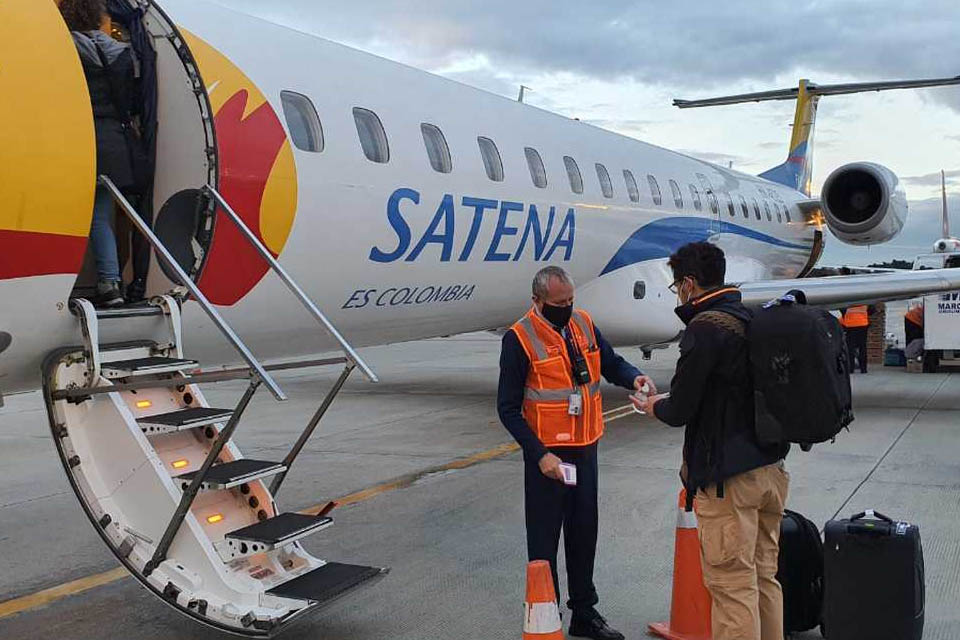 Petro announced that Satena airline will cover the Bogotá-Caracas route starting on #3Mar