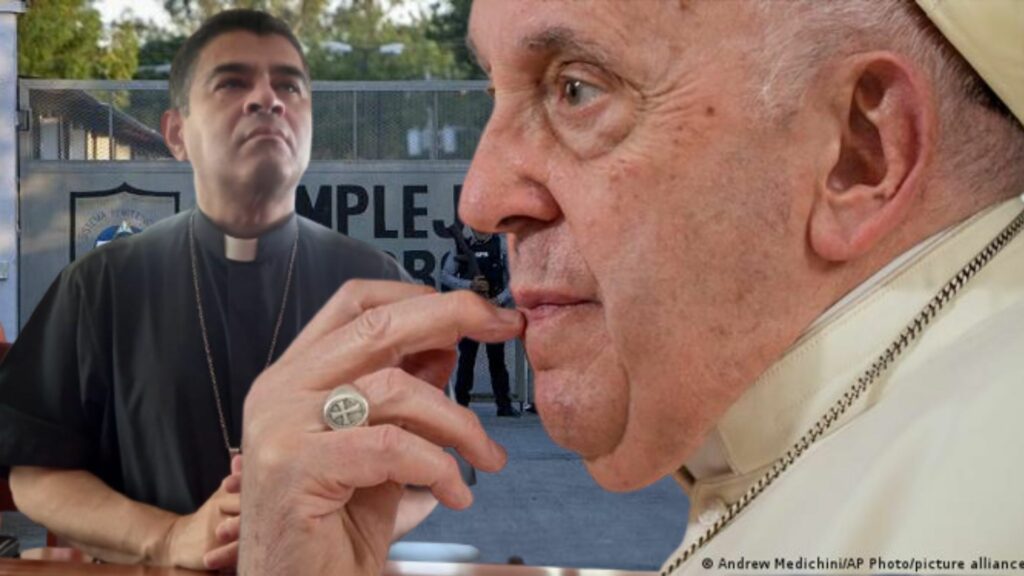Pope Francis shows his pain for Monsignor Álvarez's imprisonment and urges Ortega to open up to dialogue