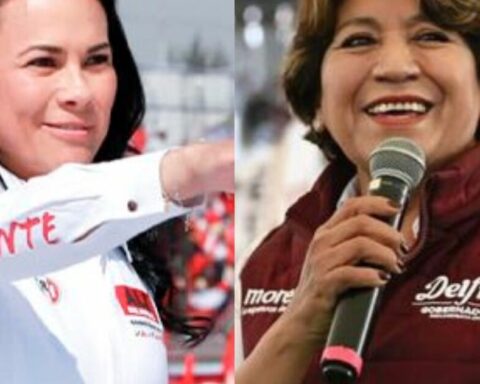 Pre-campaign closing: Delfina Gómez and Alejandra del Moral measure forces in Texcoco