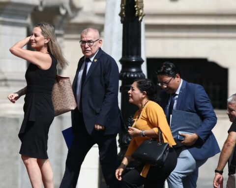 President Boluarte met in the Palace with representatives of Acción Popular