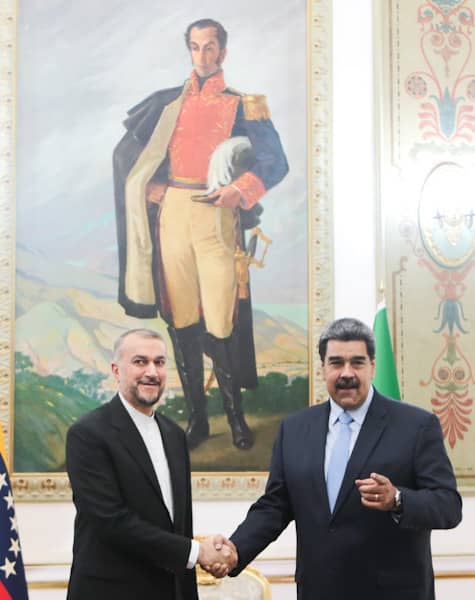 President Maduro received the Iranian Foreign Minister in Miraflores