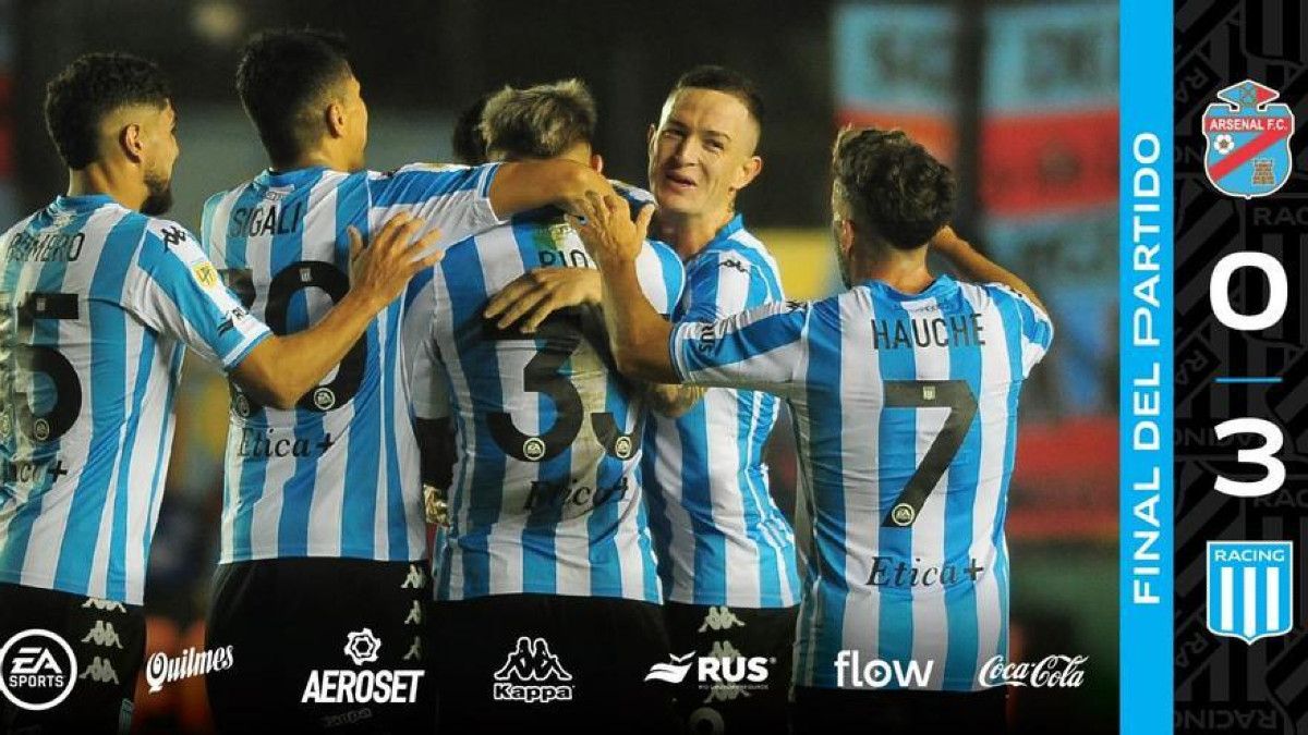 Racing debuts in the Argentine league and Huracán takes the lead