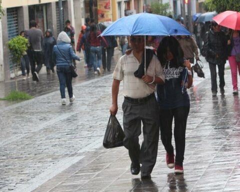 Rain, snow, hail and electric shocks until Friday in Arequipa