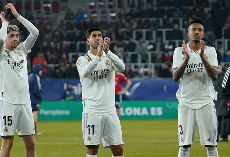 Real Madrid puts pressure on Barcelona after beating Osasuna 2-0