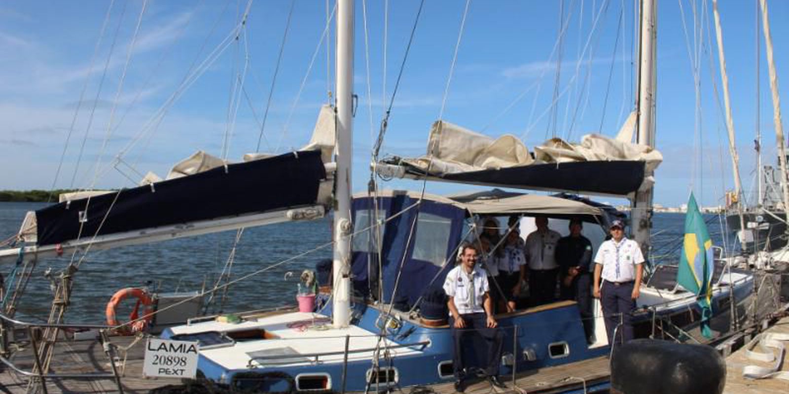 Sailboat seized and donated to the Scouts of Brazil makes 1st expedition