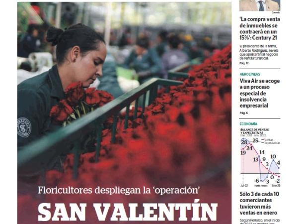 Sales fall, Valentine's Day arrives and more in the weekend edition