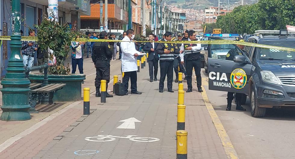 Shooting on Alejandro Velasco avenue ends with a deceased in Cusco (PHOTOS)