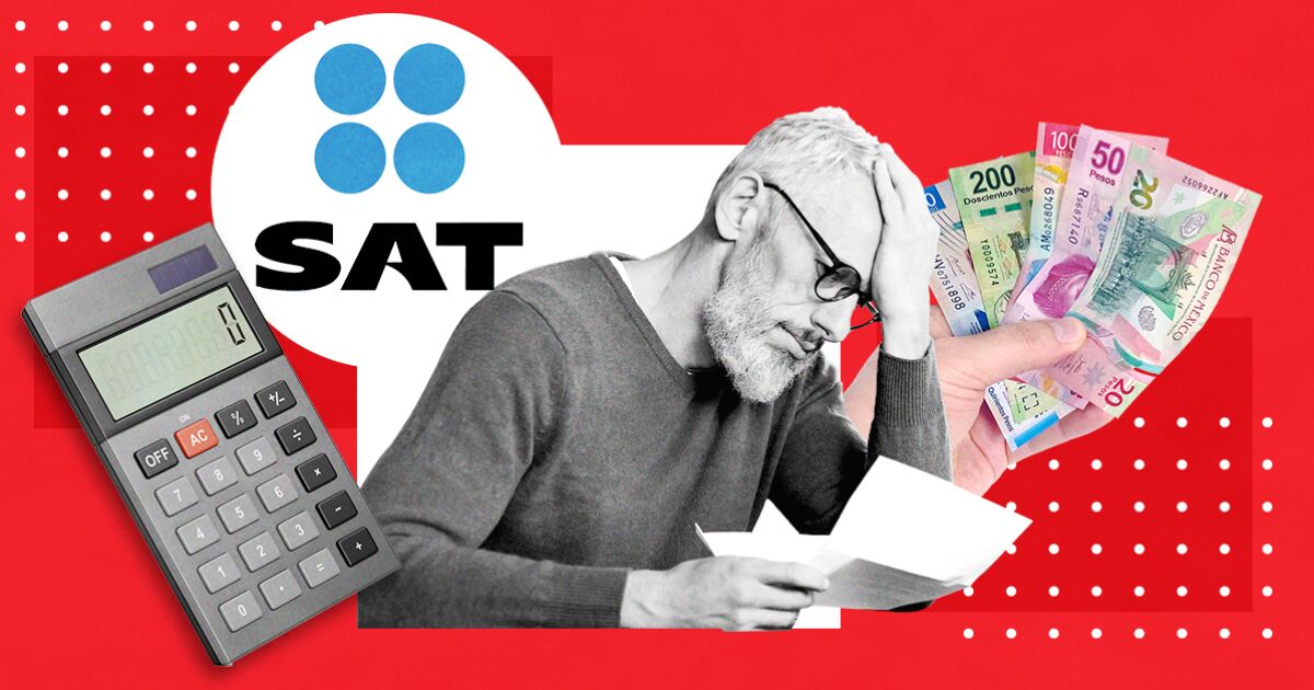 Taxpayers owe 1.8 billion pesos to the SAT;  59% are in contention