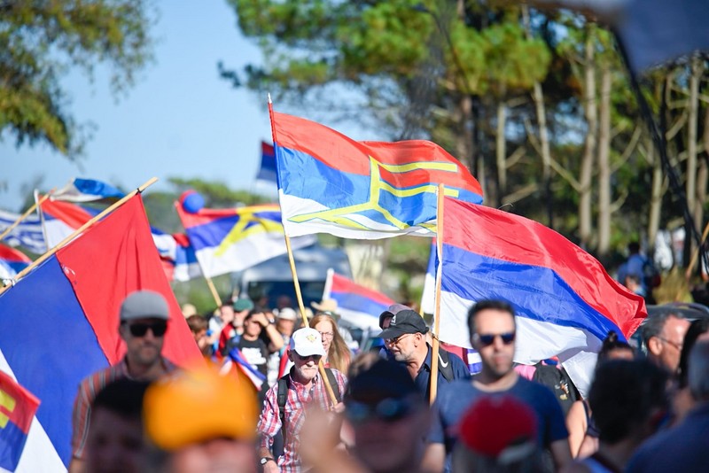 The Broad Front celebrated its 52 years of life in Parque del Plata