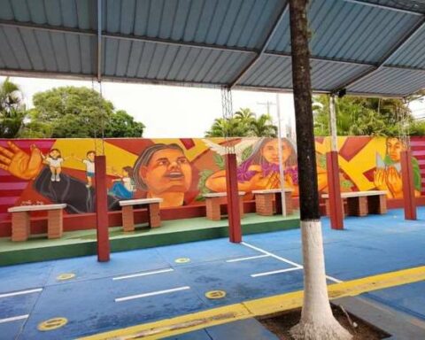 The Marist school is filled with the art of Renate Hollweg