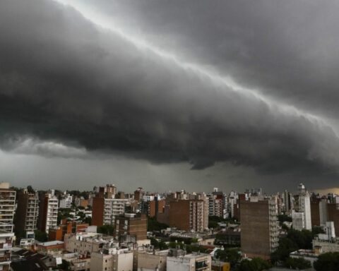 The SMN issued a meteorological alert for intense storms