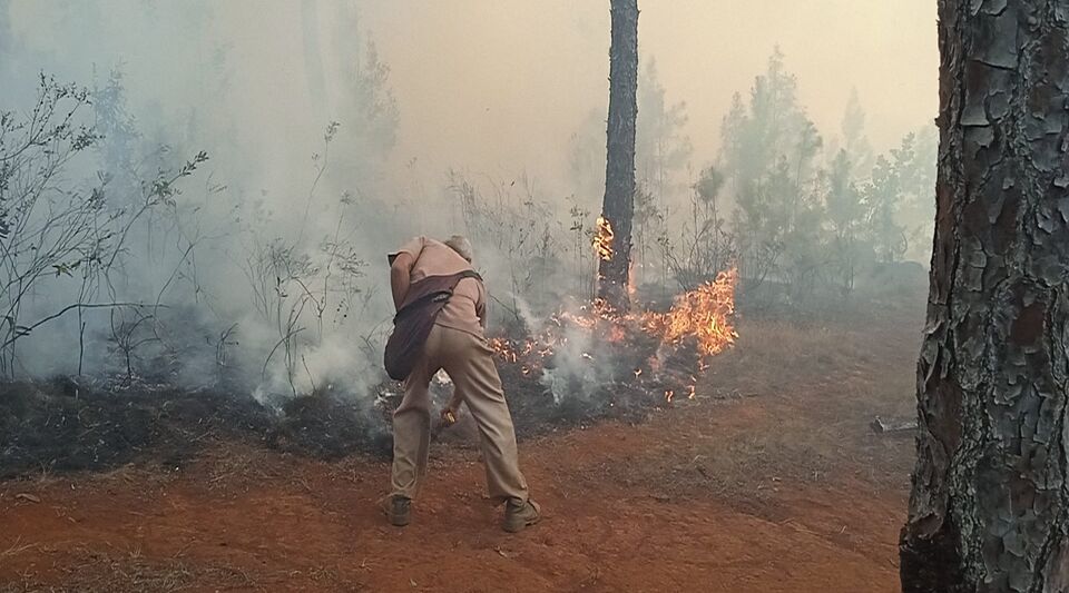 The forest fire in Holguín is "out of control"according to the official press