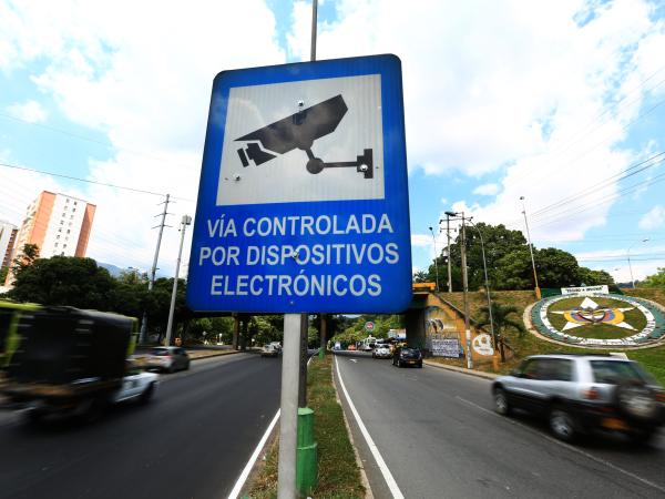 The points of Bogotá where they impose photo fines the most