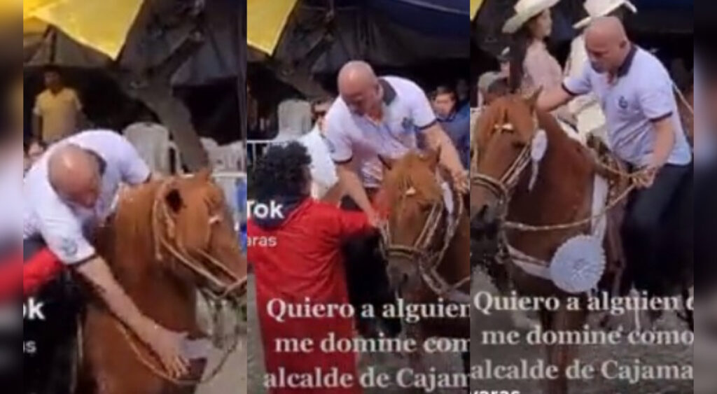 They capture Joaquín Ramírez in an embarrassing spectacle during the carnivals of Cajamarca