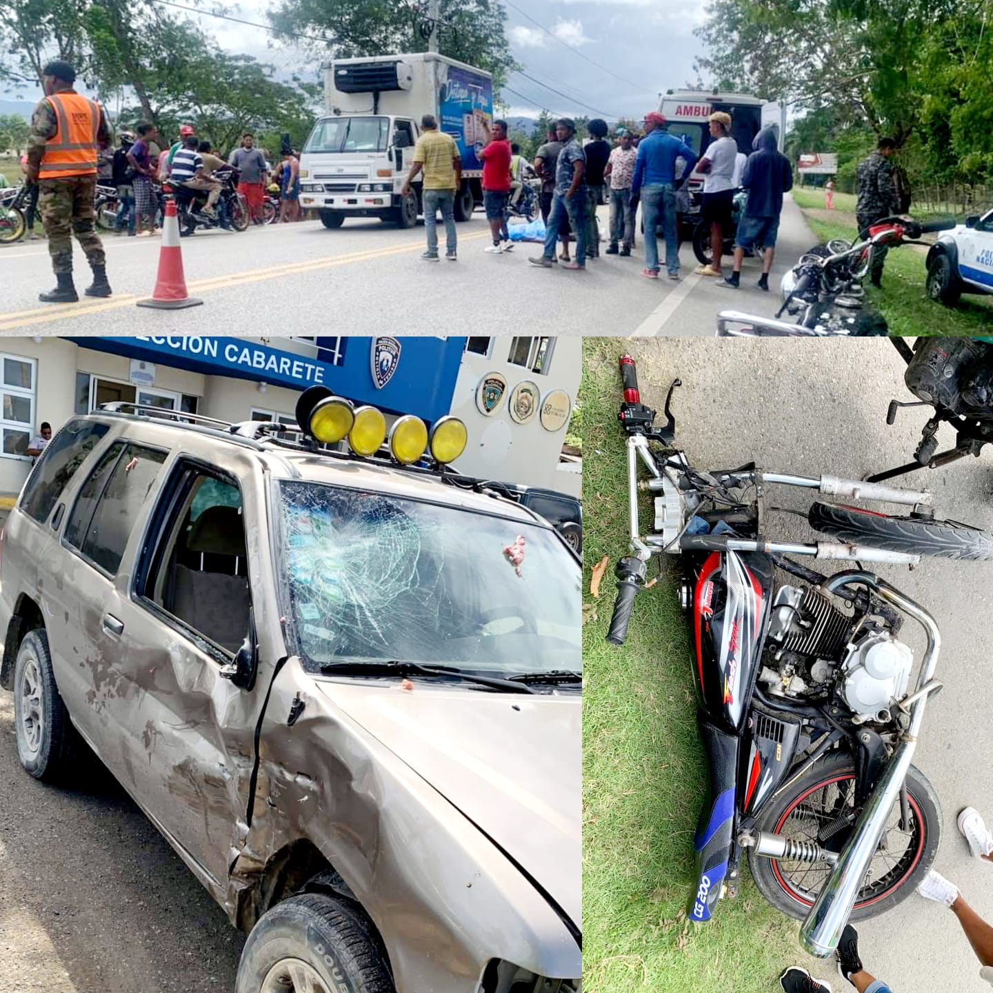 Two dead and several injured in traffic accidents that occurred in Puerto Plata