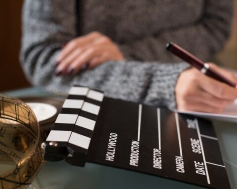 What do television series writers do?