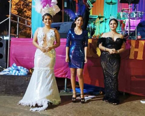 Yapacaní crowns the children's and youth queens at the start of the 2023 carnival