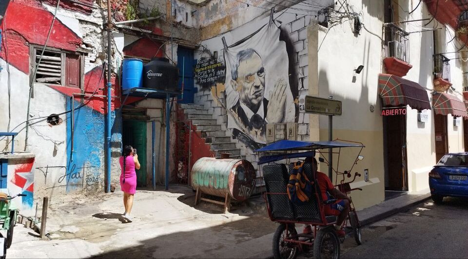 A one-eyed Eusebio Leal observes the decline of Old Havana