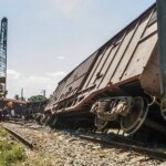 Tren descarrilado en Las Tunas