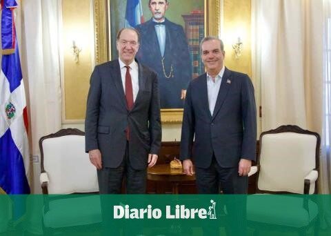 Abinader receives the president of the World Bank in the Palace
